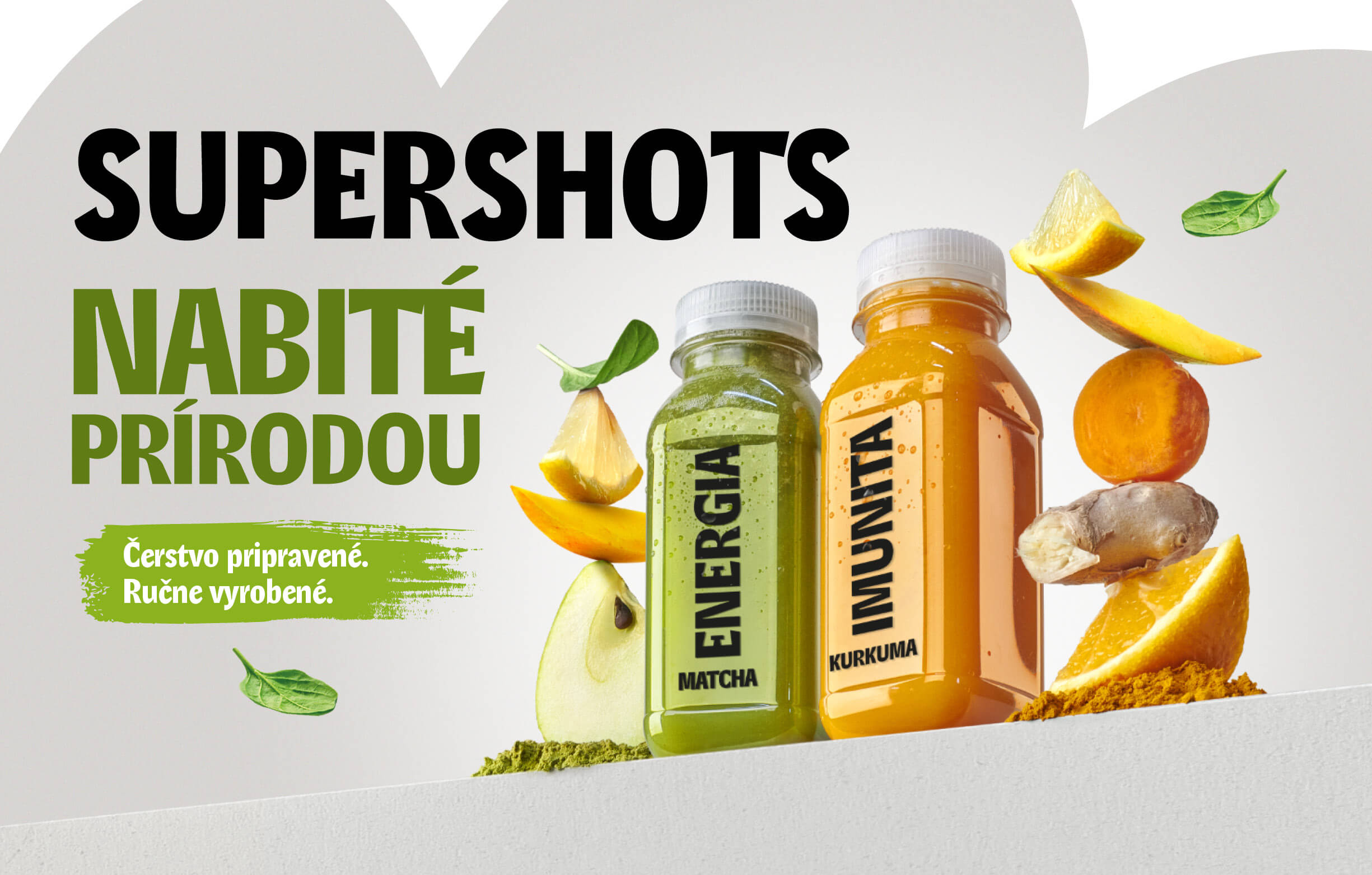 Funkční drinky UGO Supershots Energie a Imunita